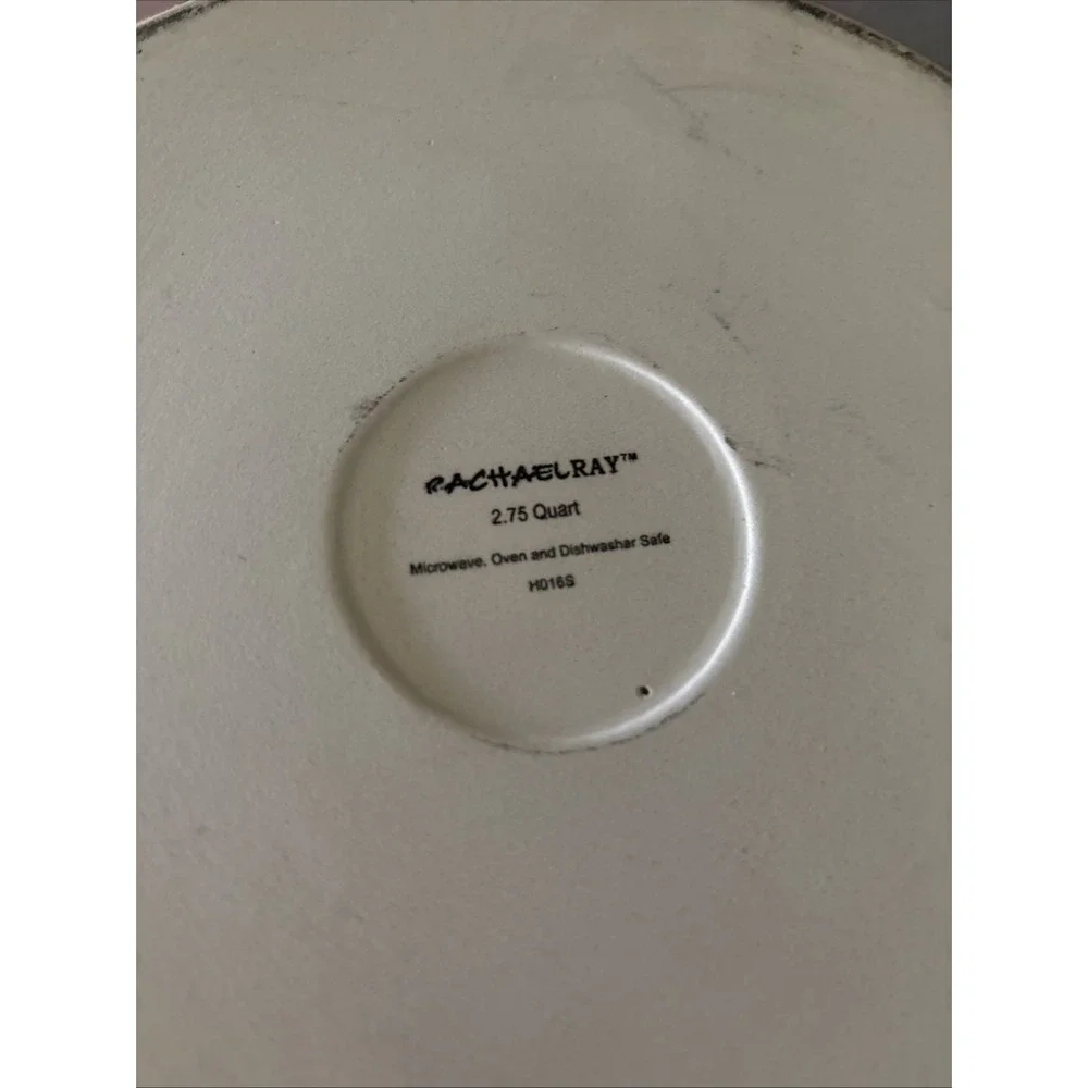 Rachel Ray Orange Stoneware 2.75 qt‎ Covered Casserole